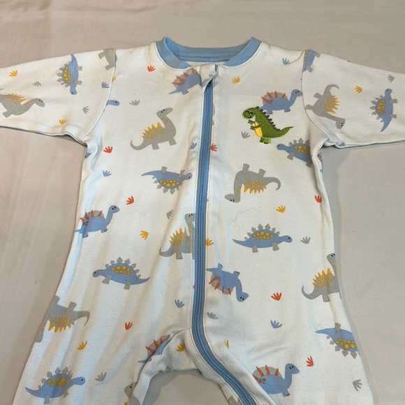 Tuffy - Blue Baby Onesie with Zip - Picture 3 of 3